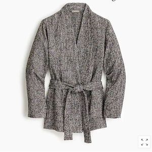Point Sur wrap jacket in Donegal tweed NWT